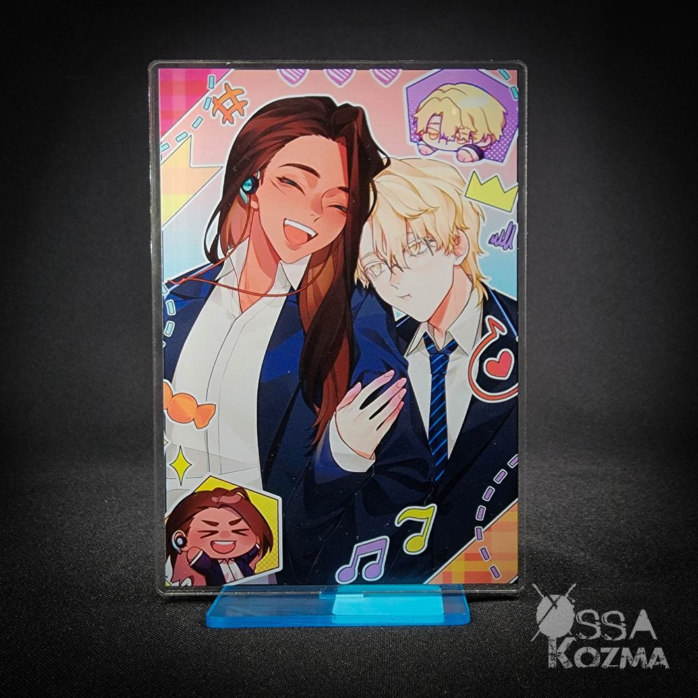 Акриловый стенд «Хёна и Лука» Alien Stage