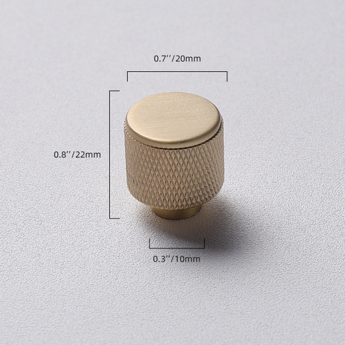 Ручка-кнопка HK009 brass