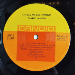 Винтажная виниловая пластинка LP Presents Charles Mingus (Japan 1977) (Obi)
