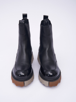 Ботинки челси на контрастной подошве