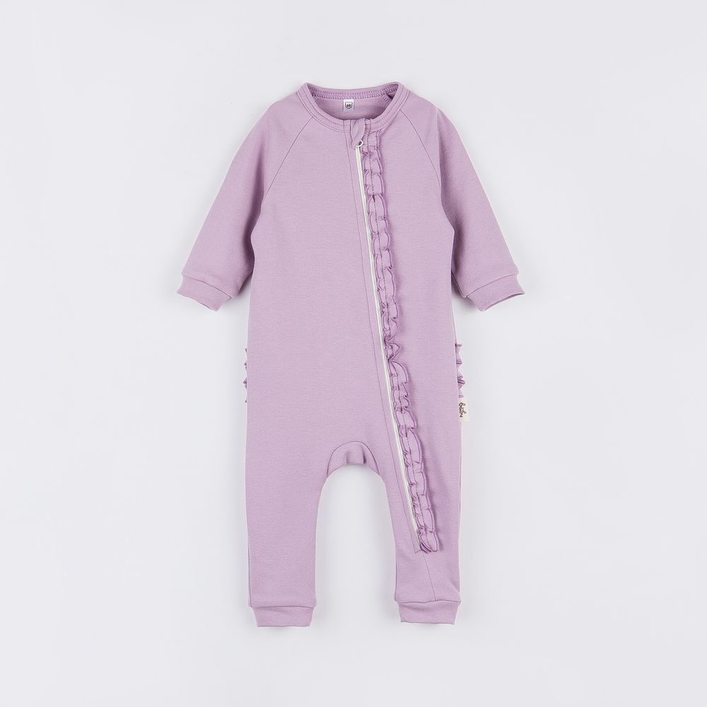 Слип на молнии с рюшей "Вереск" 0+