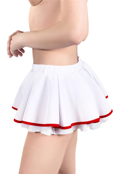 Нижняя часть костюма «Медсестра», Pecado BDSM, юбка,бело-красный, 40-42