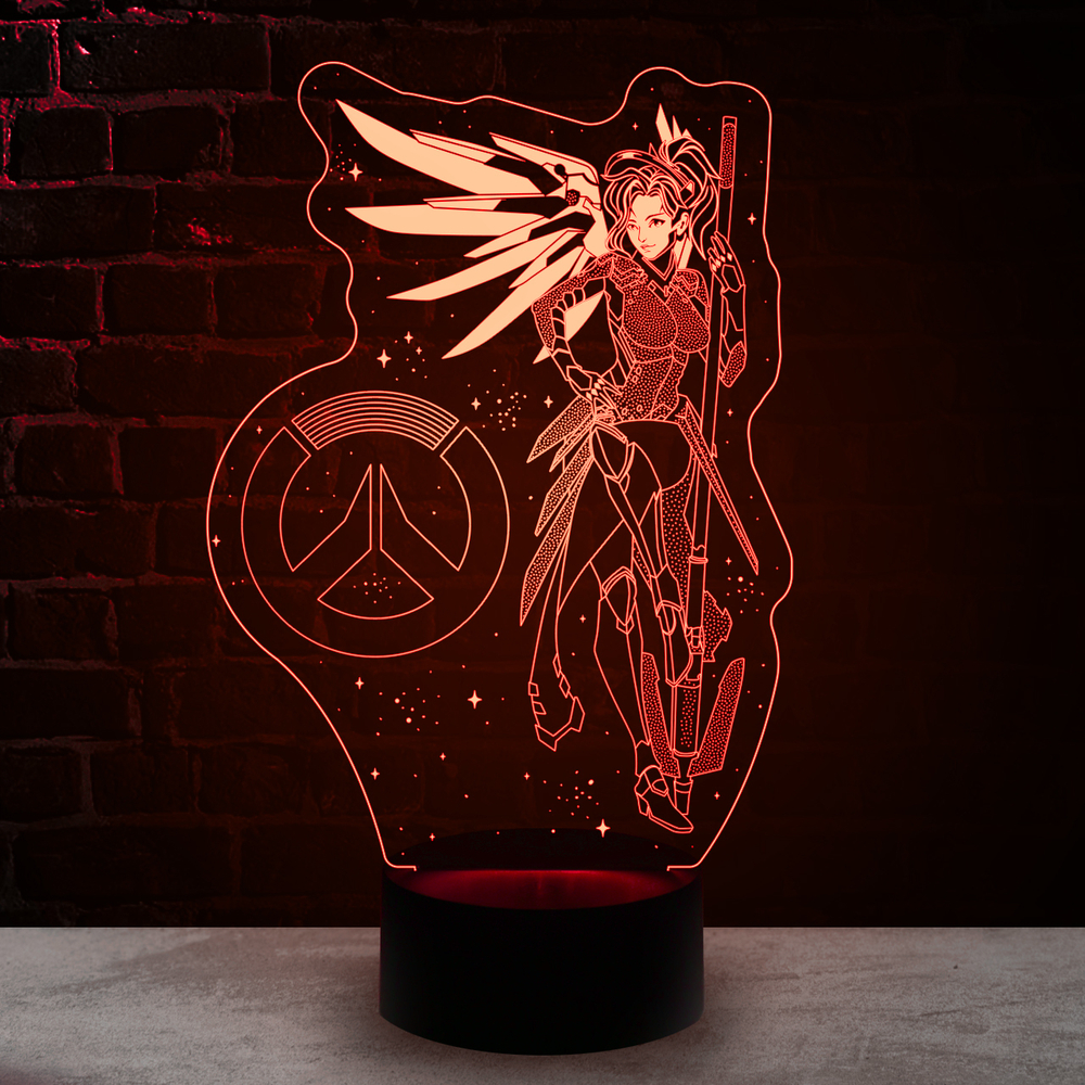 Ночник "Ангел Овервотч" (Mercy Overwatch)