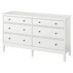 Комод с 6 ящиками - IKEA IDANAS/IDANÄS, 162x95 см, белый ИДАНЭС ИКЕА