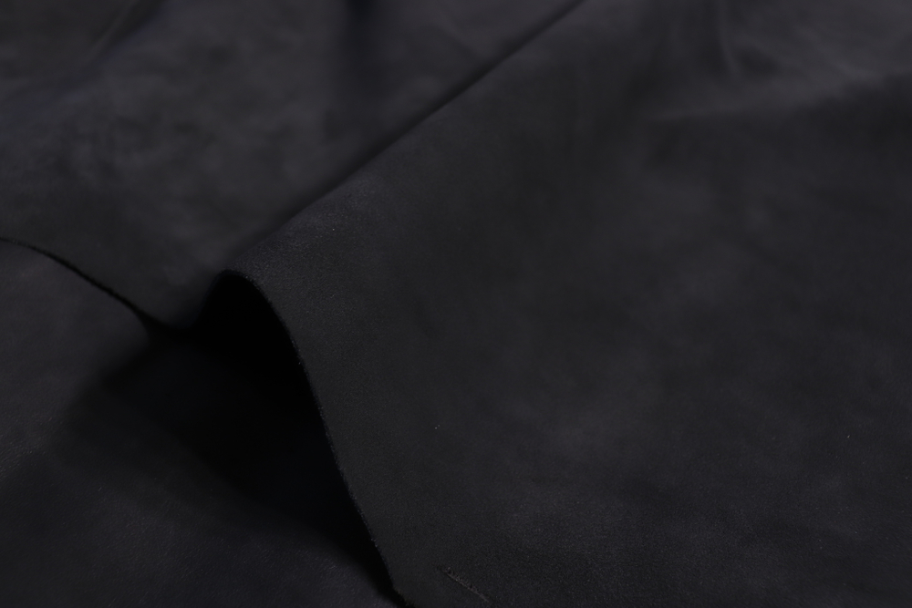 1,1-1,3 Кожа для обуви Франт (Велюр КРС) Черный