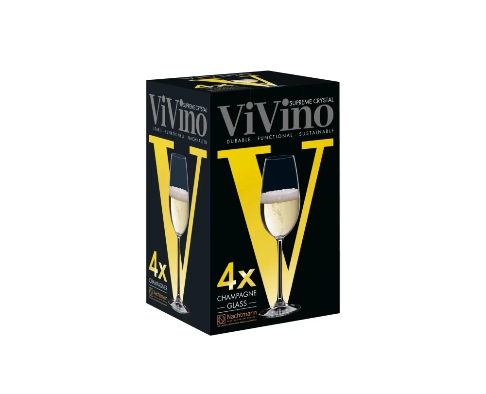 Nachtmann Набор из 4 бокалов для шампанского Vivino 260 мл