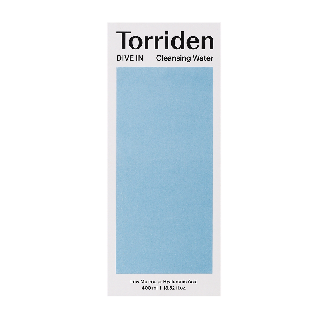 Torriden Molecular Hyaluronic Acid Cleansing Water Гиалуроновая мицелярная вода 400 мл