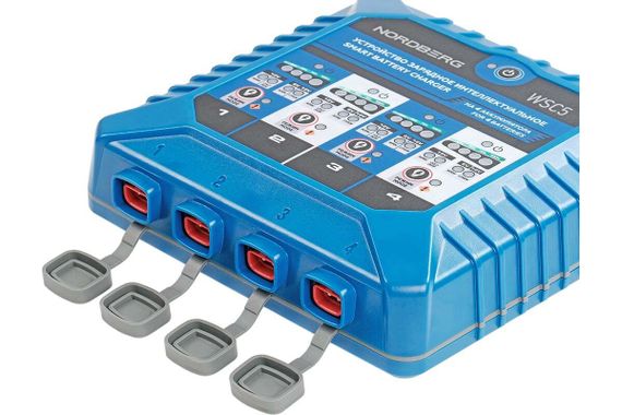 Устройство зарядное интеллектуальное 6/12V, на 4 аккумулятора NORDBERG WSC5