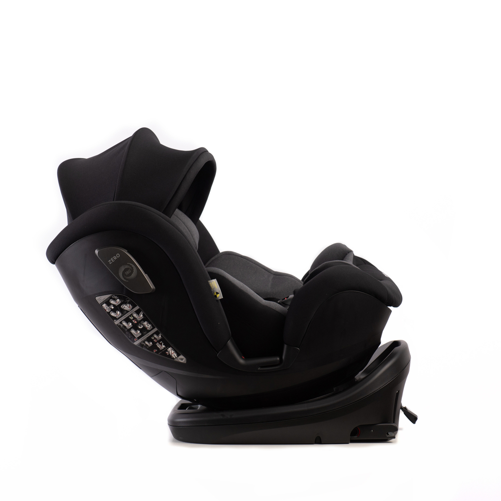 Автокресло Peppy Zero Isofix 0-36 с рождения до 12 лет (black/grey)