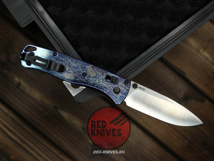 Нож Benchmade 535 Bugout "Огненный" Титан