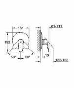 Смеситель для душа Grohe Eurodisc Cosmopolitan 19549 002