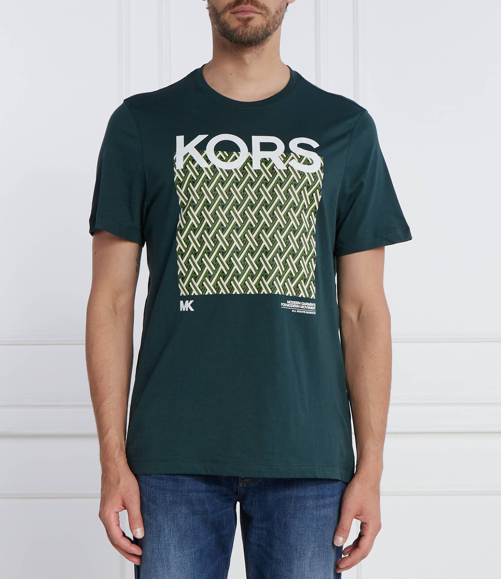 Футболка LATTICE KORS TEE Michael Kors - зеленый(CF351MMFV4)
