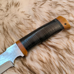 Кованый нож НС-05 (40Х10С2М) гравировка на клинке (Златоуст)