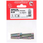 ДЮБЕЛЬ СТРОЙБАТ Д/ГАЗОБЕТОНА МЕТАЛЛ 8Х38 4ШТ