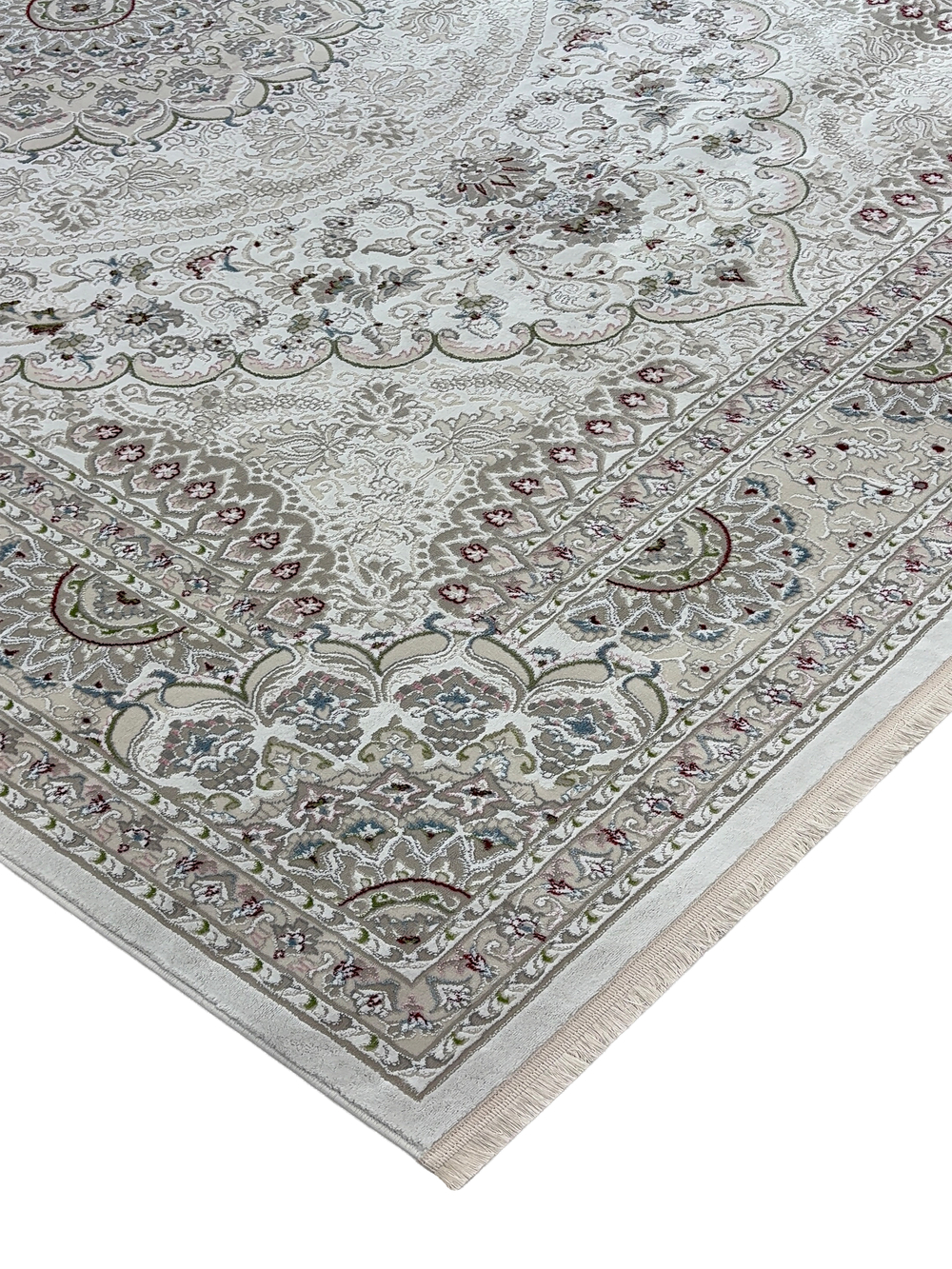 Ковер KIRMANSHAH 38860A WHITE / WHITE Прямоугольник