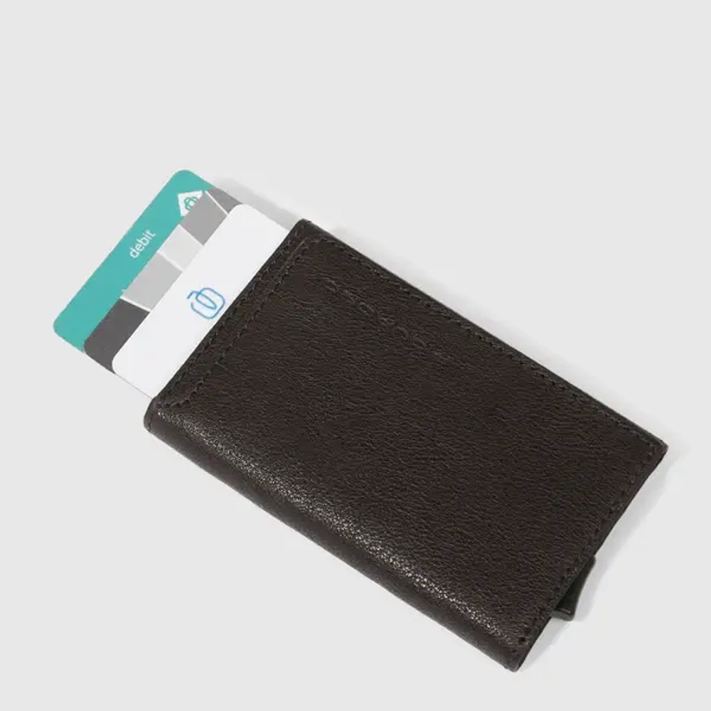 Чехол для кредитных карт Piquadro Black Square/Testa di moro