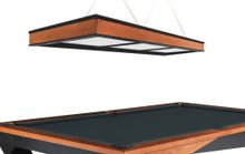 Лампа Evolution Fusion 4 секции ясень МДФ (black-wood,фурнитура золото)
