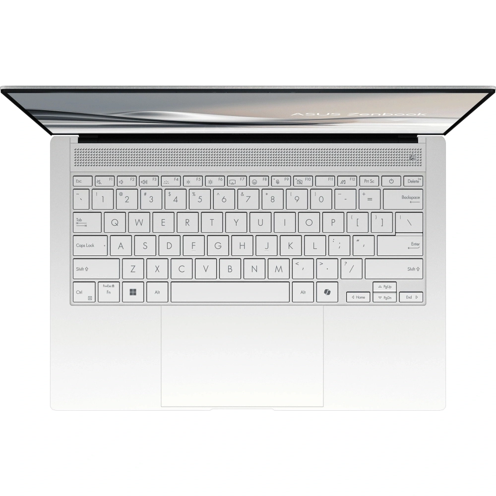 Ноутбук ASUS Zenbook S14 UX5406SA-PV058W Intel Core Ultra 7 258V/32Gb (soldered D5)/SSD1Tb/UMA/14"/OLED/WQXGA+/2880x1800/120Hz/Win11/White/1.2kg (90NB14F2-M002F0)