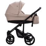 Детская коляска Bebetto Magnum Prima 3 в 1 с автокреслом Avionaut Cosmo 06 св.бежевая кожа