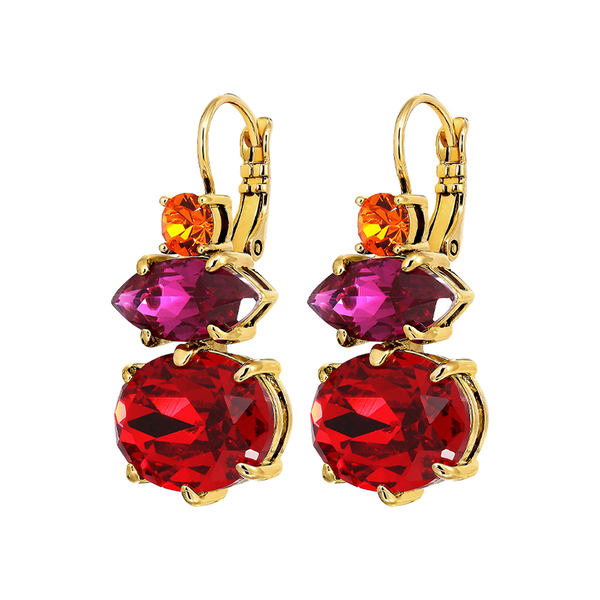 Серьги Dyrberg Kern PARSANA SG RED / PINK 470065