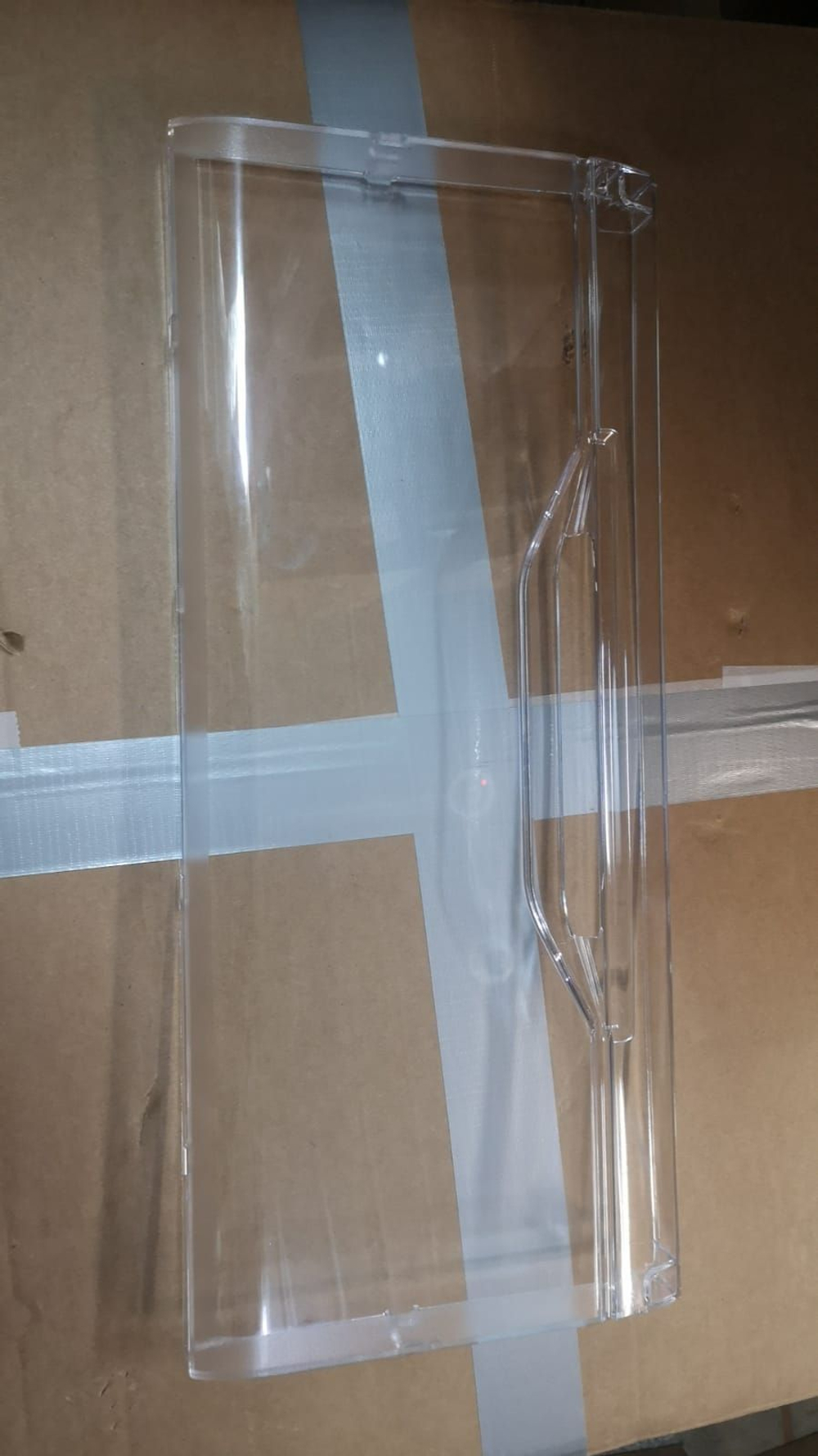 Панель ящика 198*456мм морозильной камеры прозрачный Ariston, Indesit C00385667, C00372744, 385667, 372744