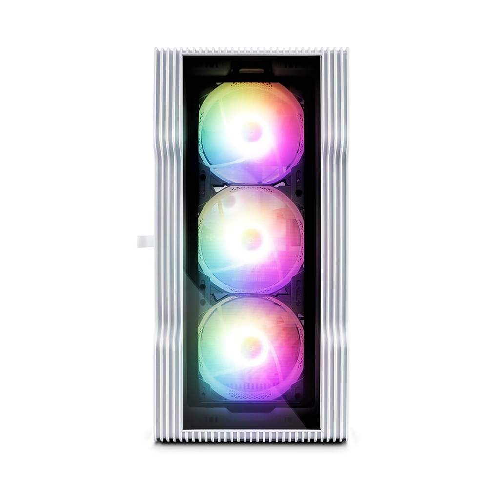 Корпус для компьютера 1STPLAYER Корпус TRILOBITE T3-G White / mATX, TG / 4x 120mm LED fans inc. / T3-G-WH-4F1-W