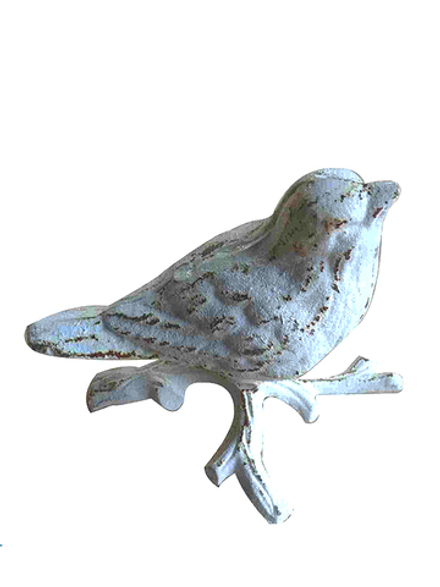 Iron Garden Фигура декоративная "Птичка поющая на ветке"