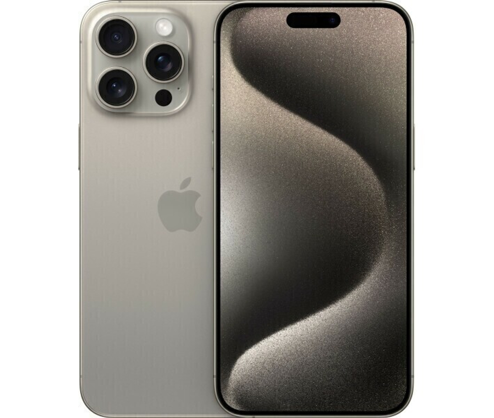 Смартфон Apple iPhone 15 Pro 512 ГБ, Dual: nano SIM + eSIM, натуральный титан