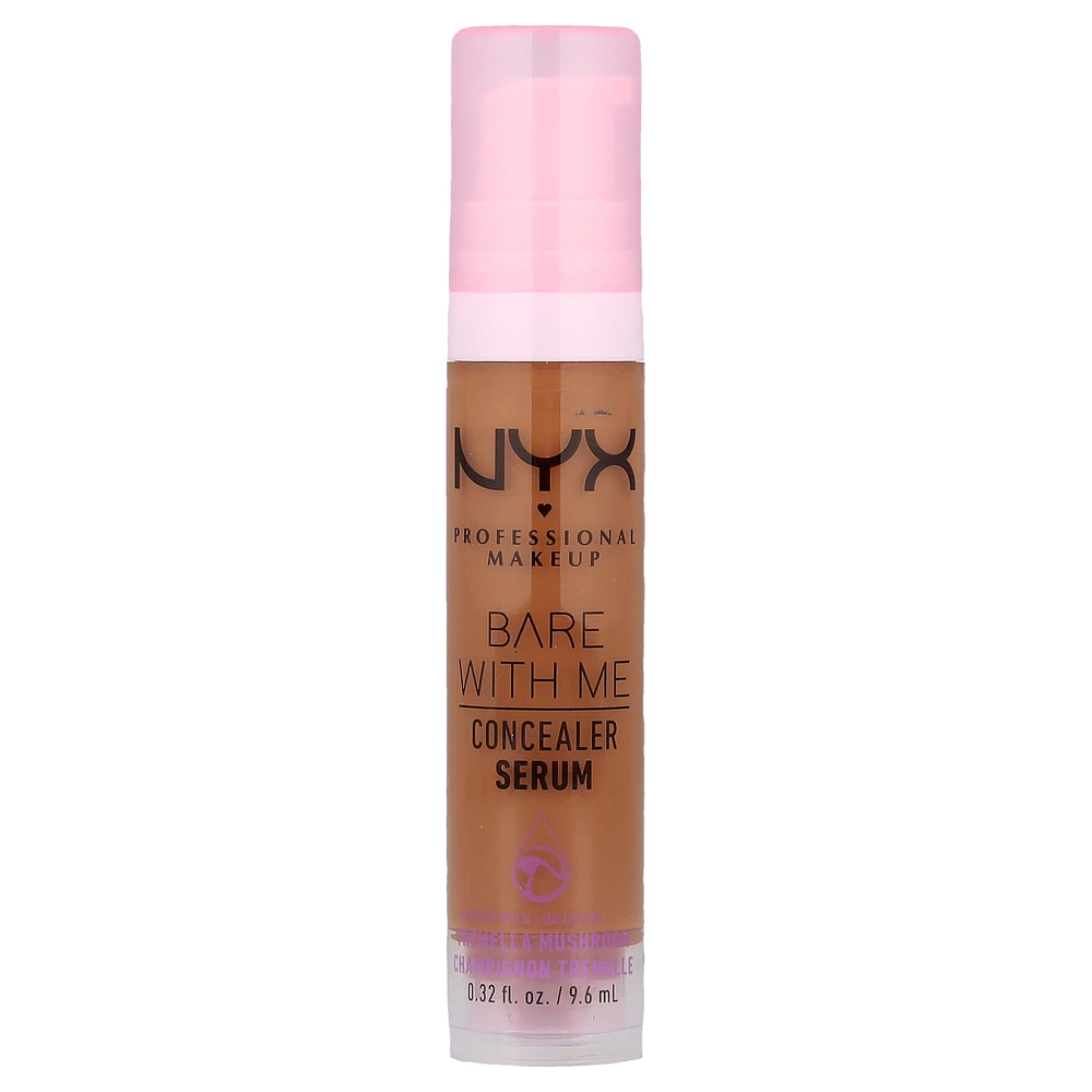 NYX Professional Makeup, Bare With Me, сыворотка-консилер, 09 Deep Golden, 9,6 мл (0,32 жидк. Унции)