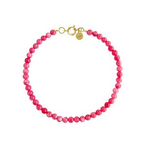 Колье из бусин камня Cheeks