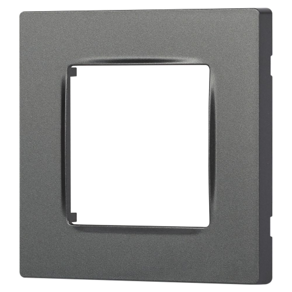 Рамка для розеток и выключателей ЭРА Серия 12 12-5201-12 на 1 пост, Классик, графит