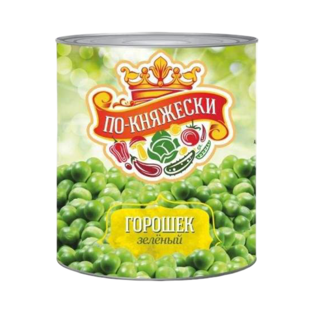 Горошек зелёный ж/б По-Княжески 425гр