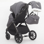 Детская коляска 2 в 1 Ining Baby KR 345 pro grey