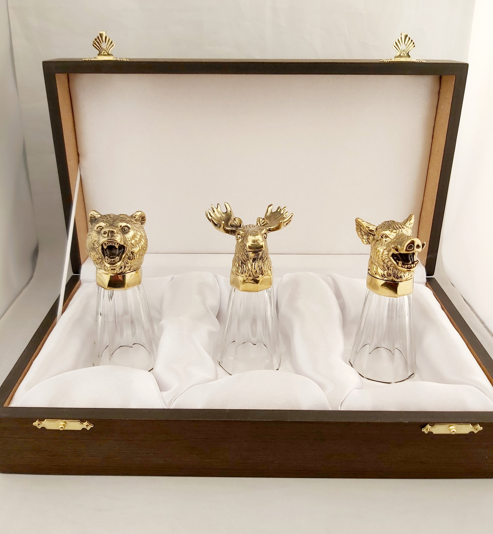 Стопки-перевертыши "Звери" №15, в наборе 3 шт. в ассортименте