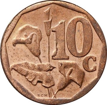 10 центов 2015 ЮАР