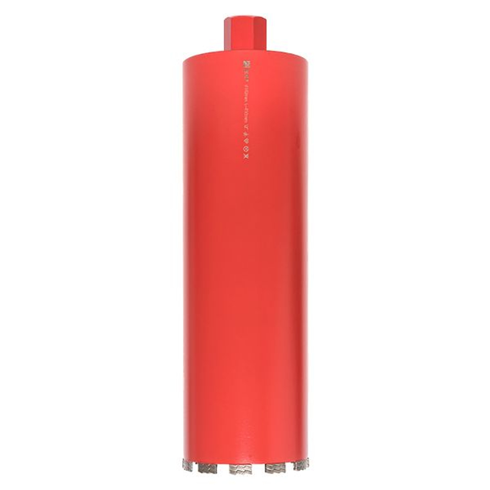 Коронка алмазная (проходка) WCHP-142/450 (1 ¼″ UNC) EKF Expert (5.00 шт.)