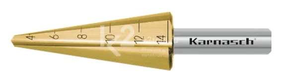 Коническое сверло Ø 4-14 мм, Karnasch, арт. 21.3019