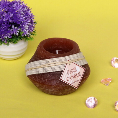 Свеча «Honey story» 7*9см цвет кофейный F-3004