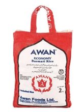 Рис Басмати Economy пропаренный Awan, 2 кг