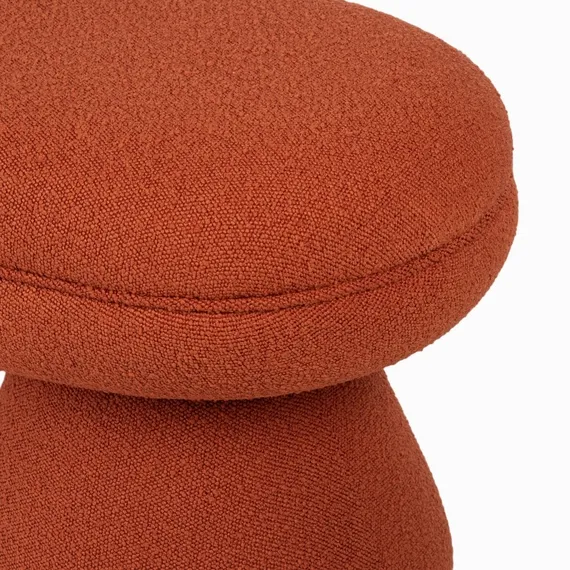 Банкетка Zuma 120х45 см, оранжевое букле