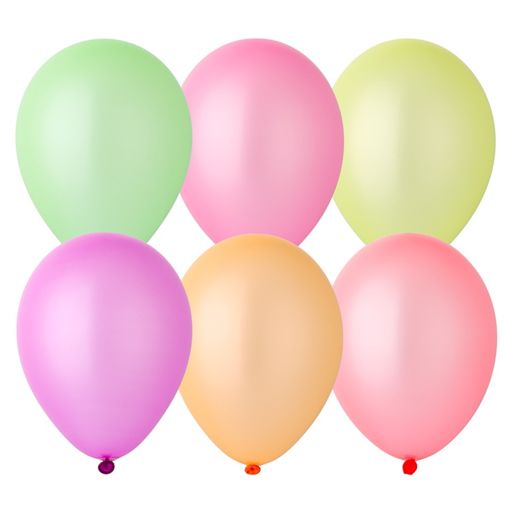 Шар латексный Неон 25 см (Ассорти)