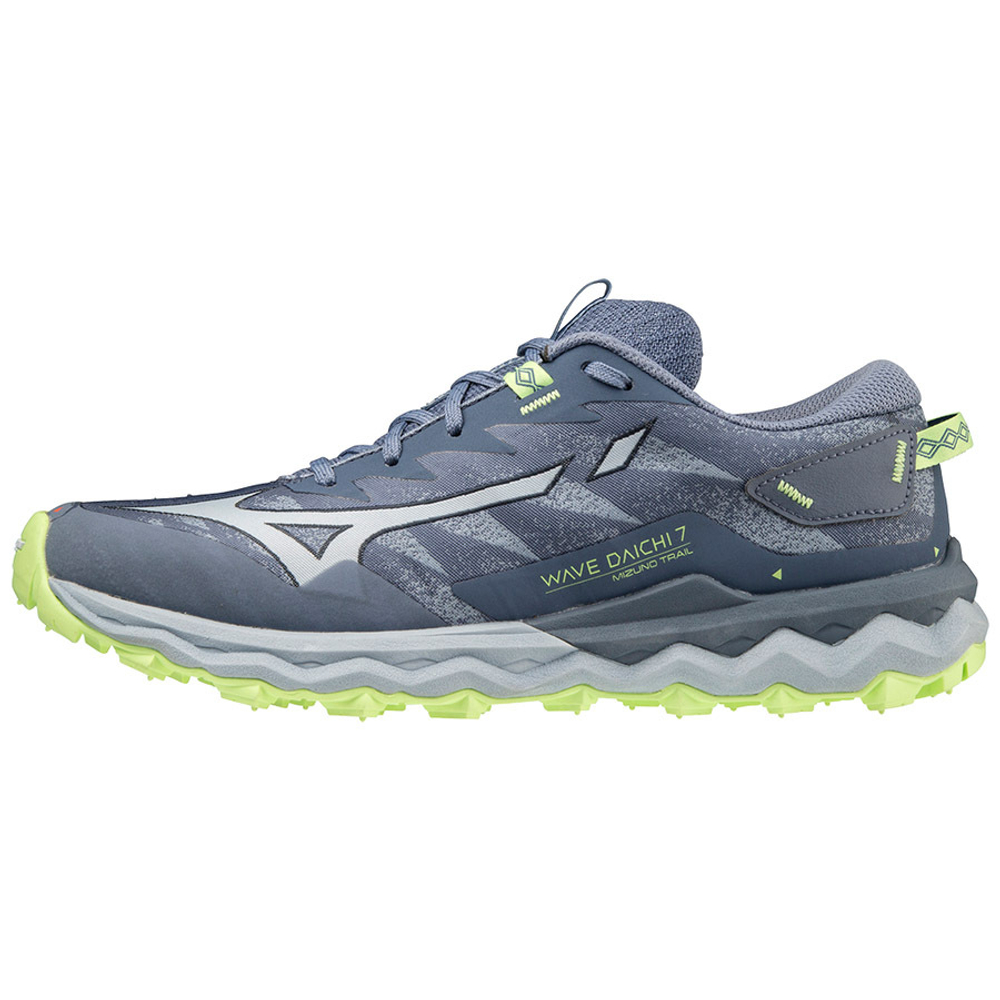 Кроссовки беговые жен. MIZUNO Wave Daichi 7 J1GK227121, р.UK6 (рос.38,5), иск. кожа, текстиль, серый