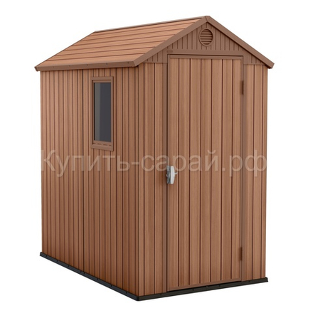 Пластиковый сарай Keter Darwin 4x6 brown
