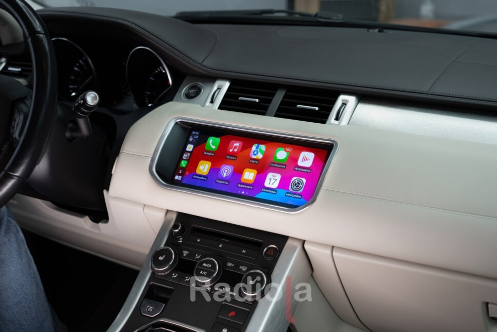 Магнитола Range Rover Evoque 2011-2015 (BOSCH) - Radiola RDL-1666-15 монитор 10.25" на Android 12, 8Гб+128Гб, CarPlay, 4G SIM-слот