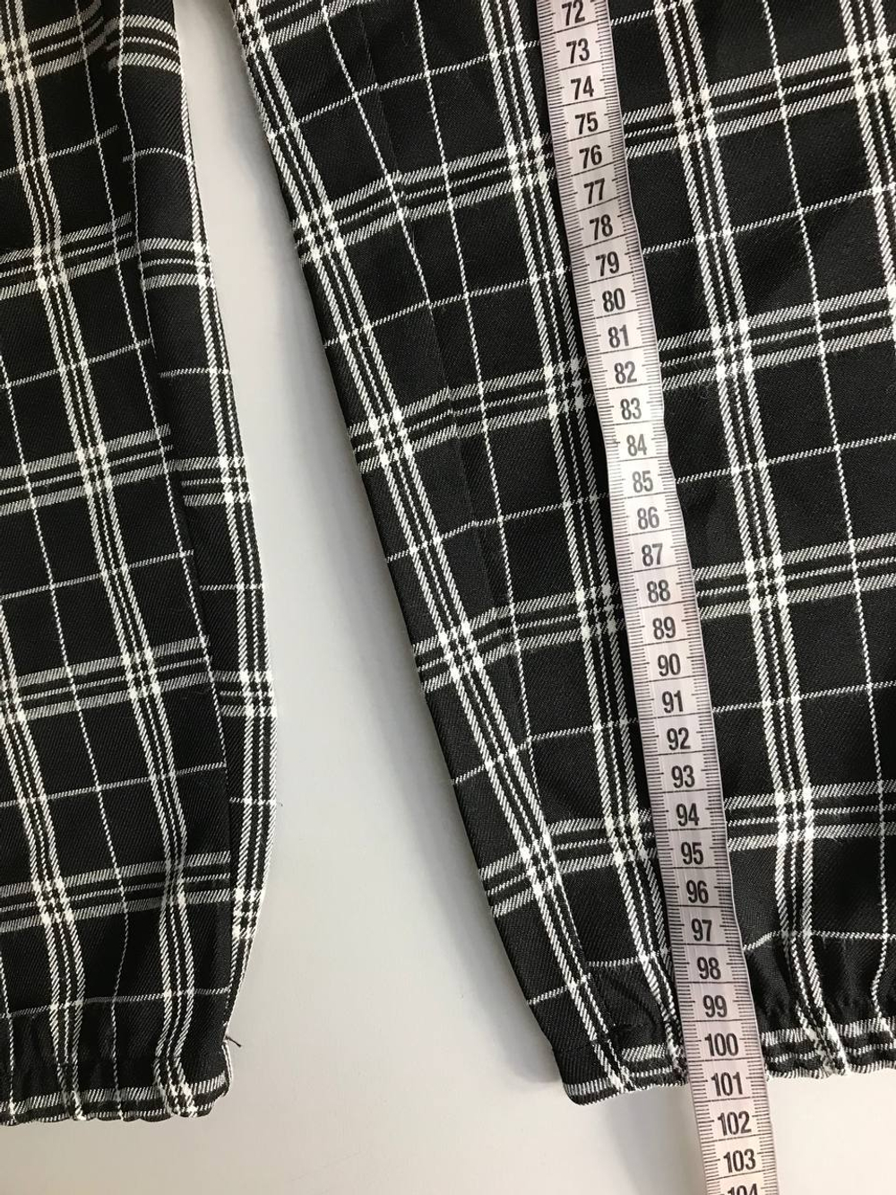 Штаны SARANCHA в клетку, вне времени, рост 176, по замерам 46 размер