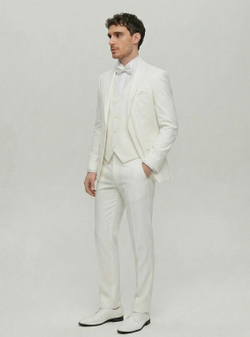 Мужской смокинг (белый) А57