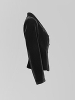 Жакет LIZA 4444 замшевый приталенный на пуговицах