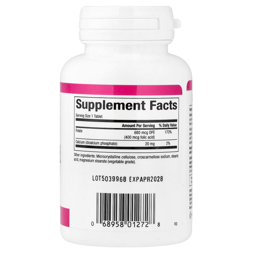 Natural Factors, фолиевая кислота, 90 таблеток