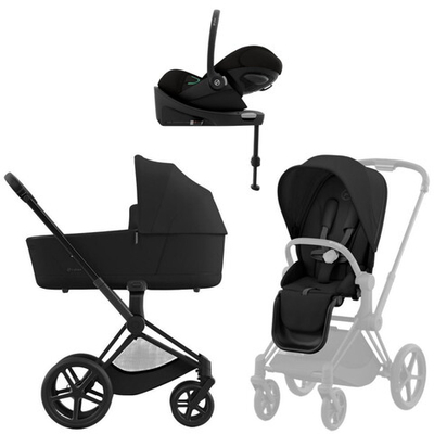 Коляска Cybex Priam IV Matt Black complete Cloud G Magic Black Base G 4 в 1 Sepia Black
