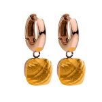 Серьги Qudo Firenze sunflower 300257 BR/RG